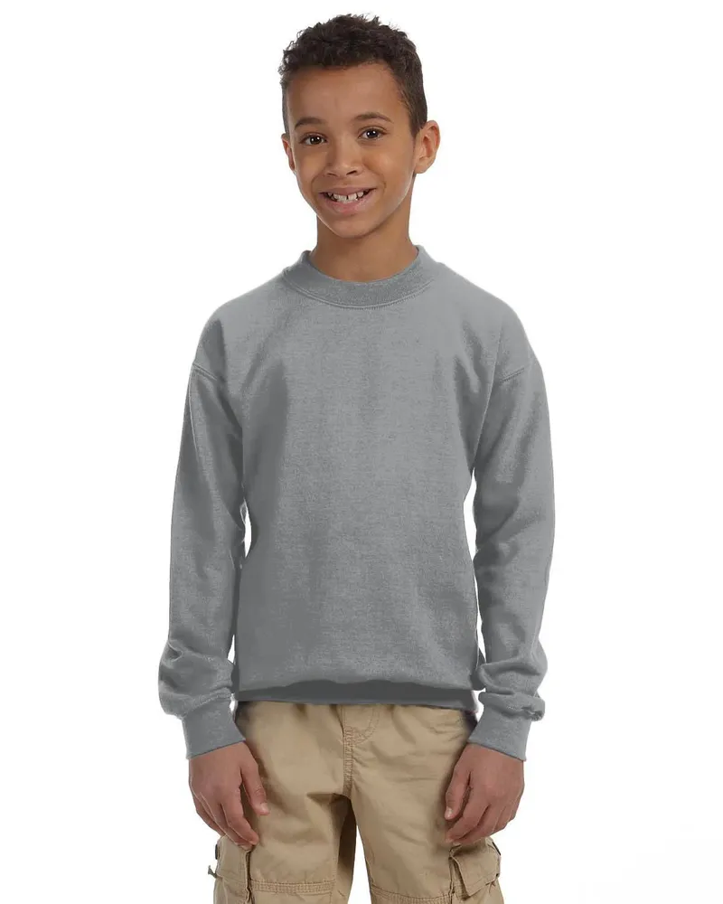 Gildan Youth Sweatshirt G180B in Sport Grey