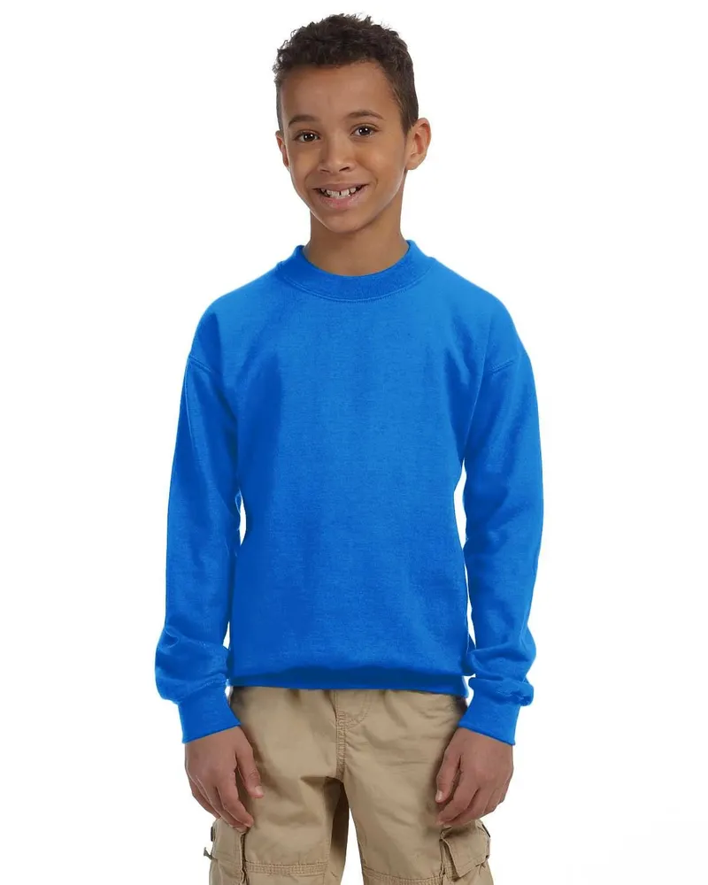 Gildan Youth Sweatshirt G180B in Royal