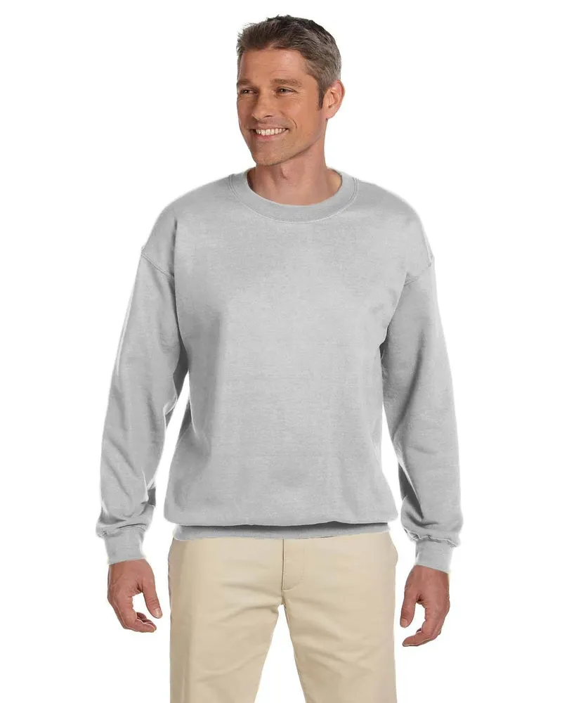 Gildan Adult Heavy Blend 50/50 Fleece Crew G180 in Ash