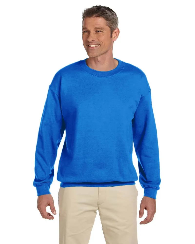 Gildan Adult Heavy Blend 50/50 Fleece Crew G180 in Royal