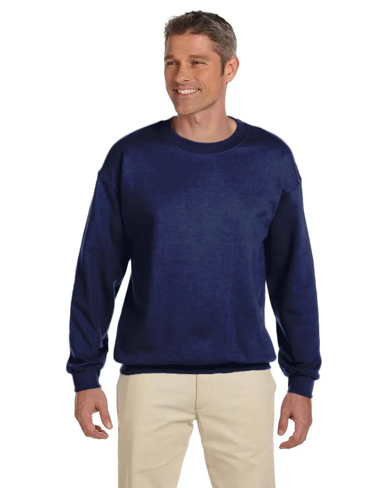 Gildan Adult Heavy Blend 50/50 Fleece Crew G180 in Navy