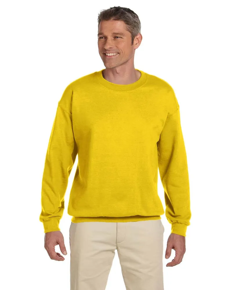 Gildan Adult Heavy Blend 50/50 Fleece Crew G180 in Gold