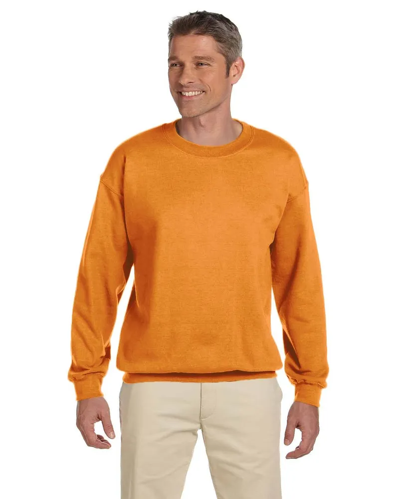 Gildan Adult Heavy Blend 50/50 Fleece Crew G180 in Orange