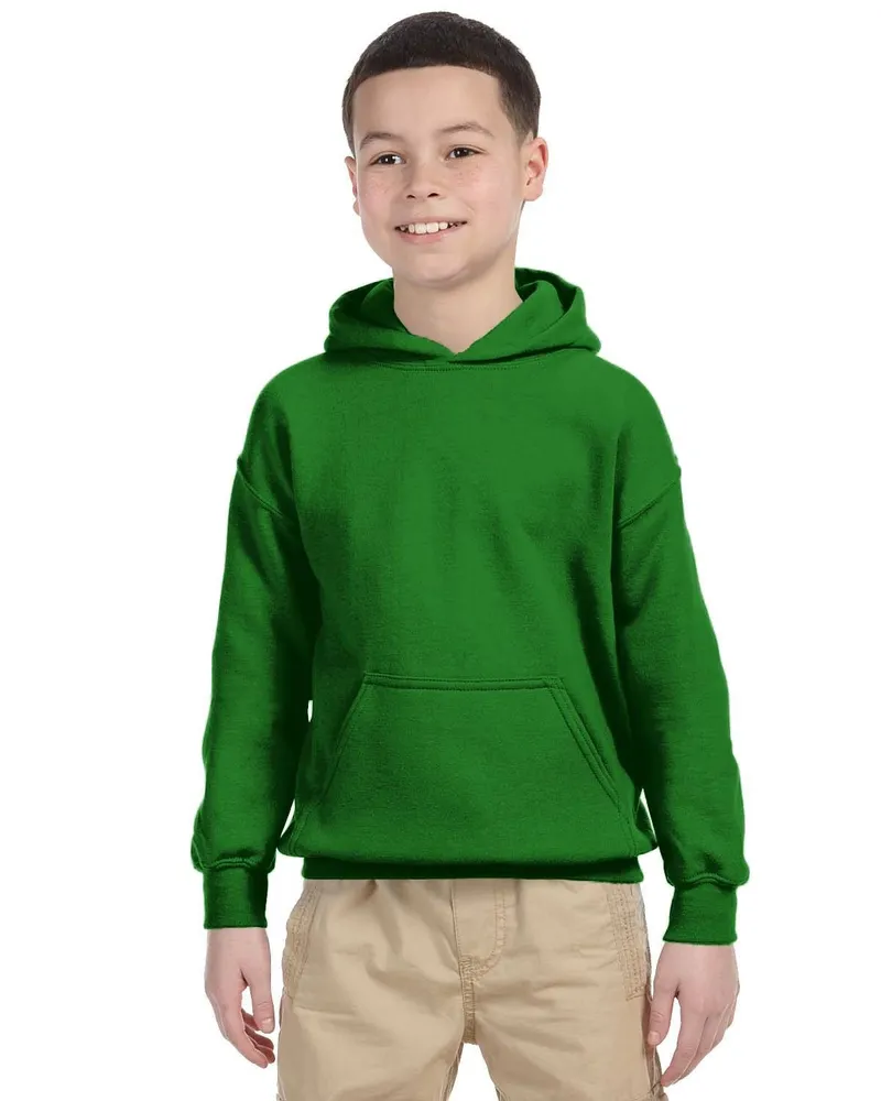 Gildan Youth Hoodie G185B in Irish Green