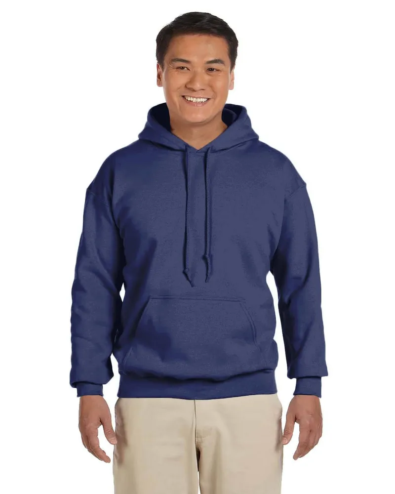 Gildan Adult Heavy Blend 50/50 Hood G185 in Navy