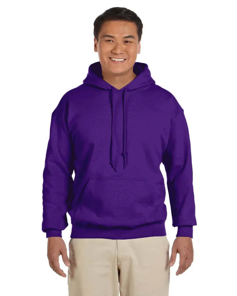 Gildan Adult Heavy Blend 50/50 Hood G185 in Purple