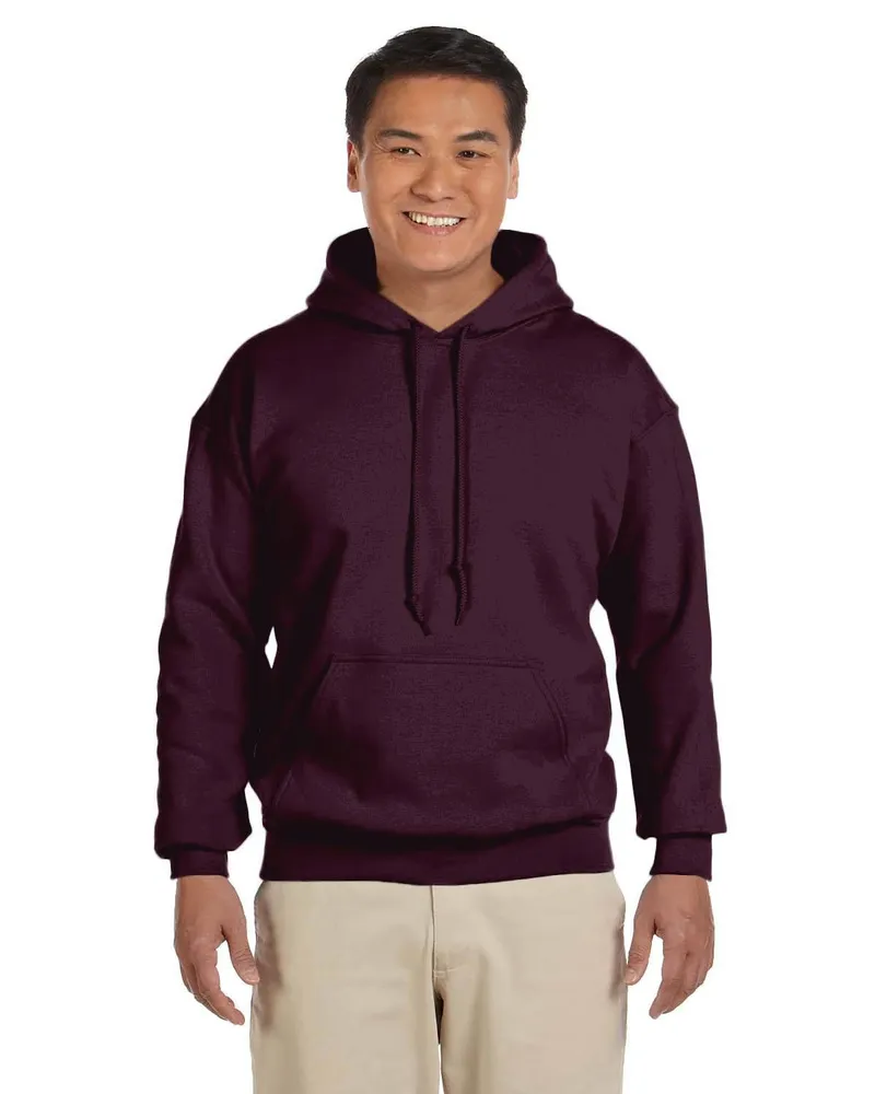 Gildan Adult Heavy Blend 50/50 Hood G185 in Maroon