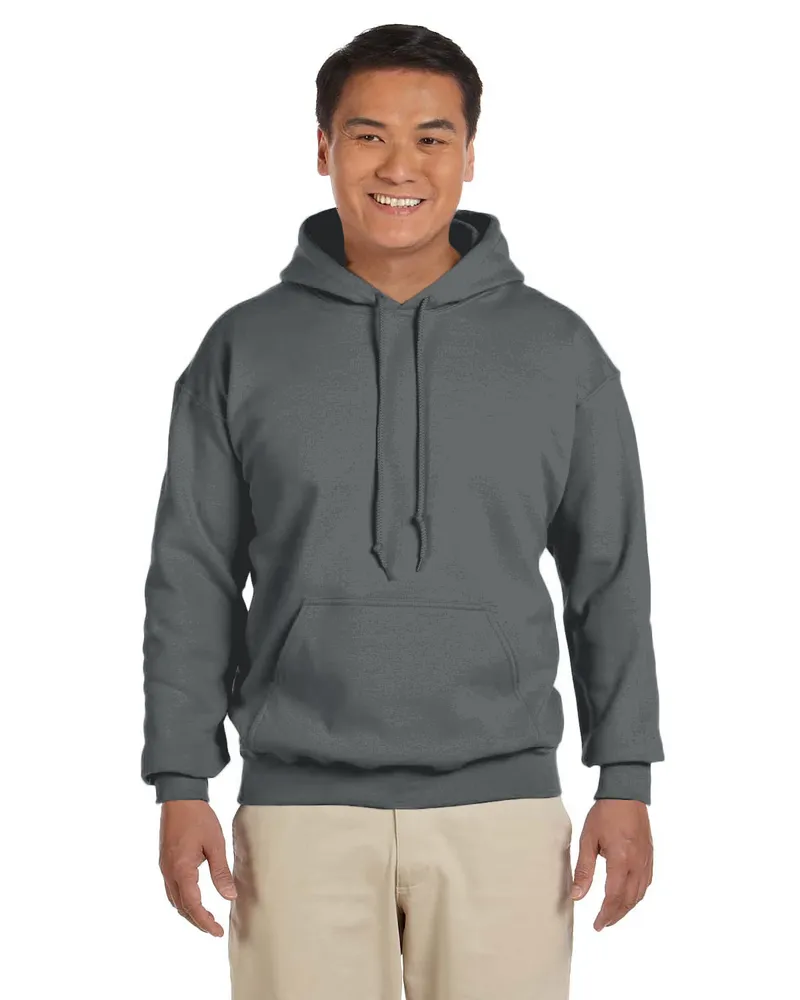 Gildan Adult Heavy Blend 50/50 Hood G185 in Charcoal