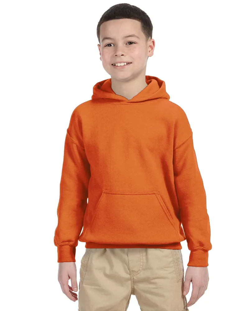 Gildan Youth Hoodie G185B in Orange