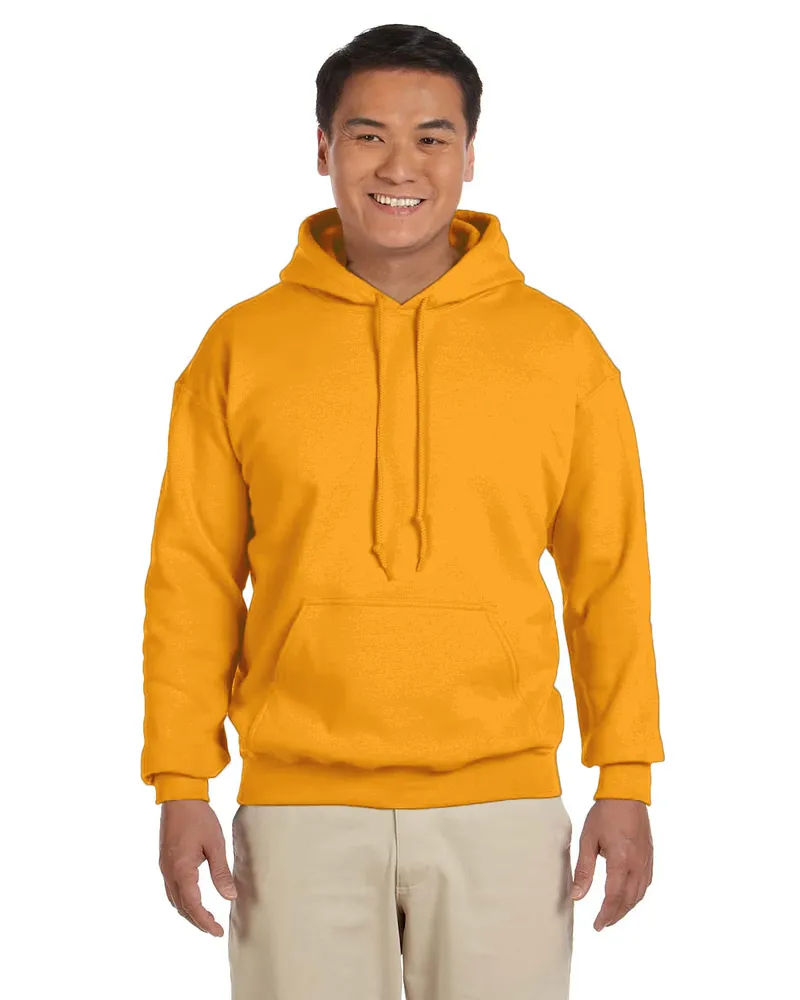 Gildan Adult Heavy Blend 50/50 Hood G185 in Gold