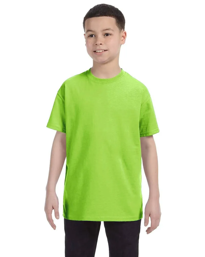 Gildan Youth Heavy Cotton T-Shirt G500B in Lime
