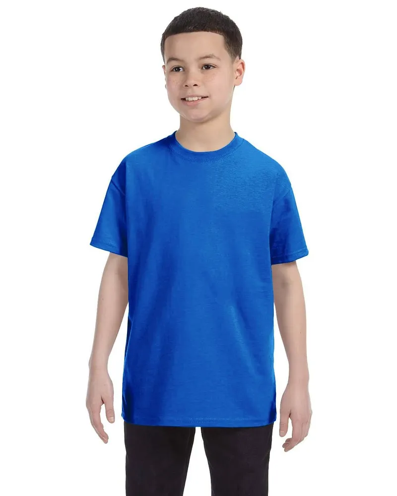 Gildan Youth Heavy Cotton T-Shirt G500B in Royal