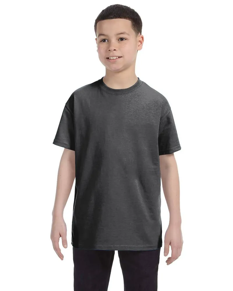 Gildan Youth Heavy Cotton T-Shirt G500B in Dark Heather