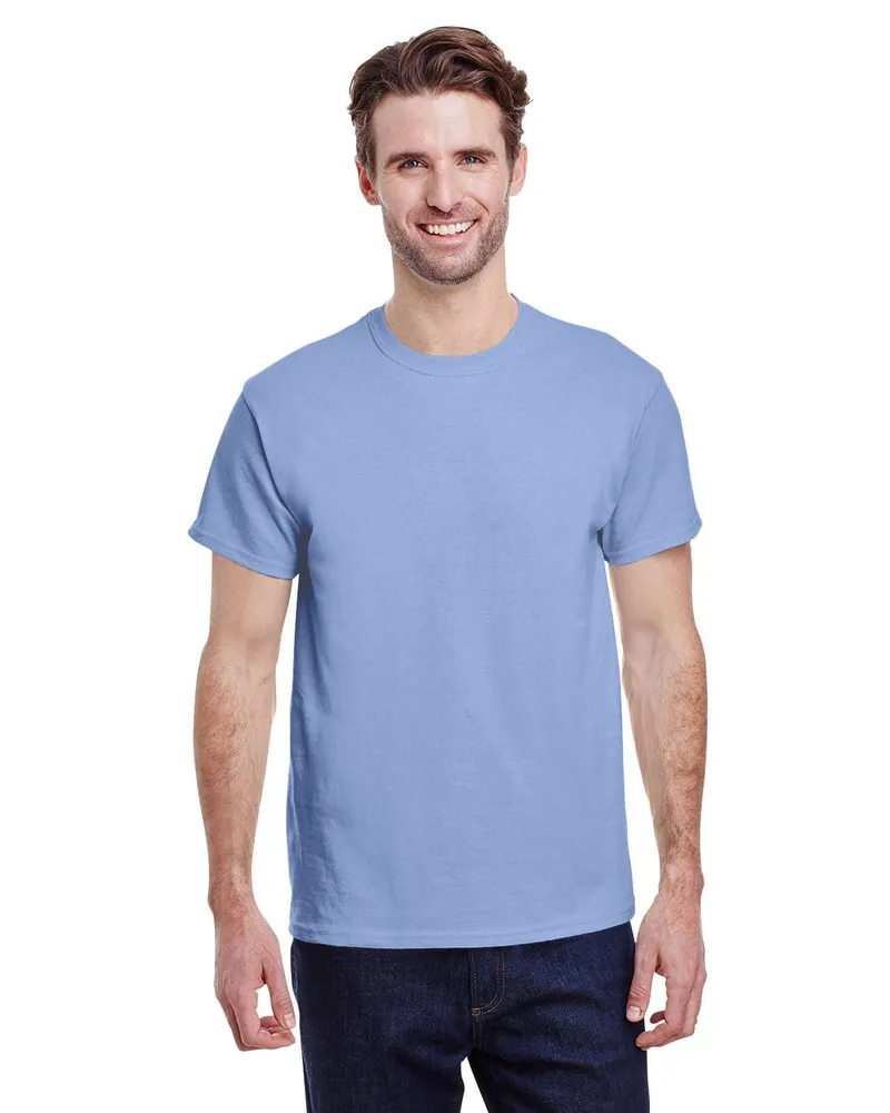 Gildan Adult Heavy Cotton T-Shirt G500 in Light Blue
