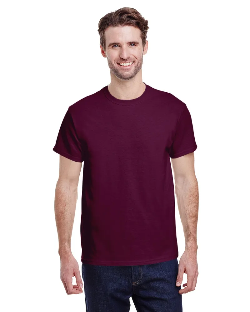 Gildan Adult Heavy Cotton T-Shirt G500 in Maroon