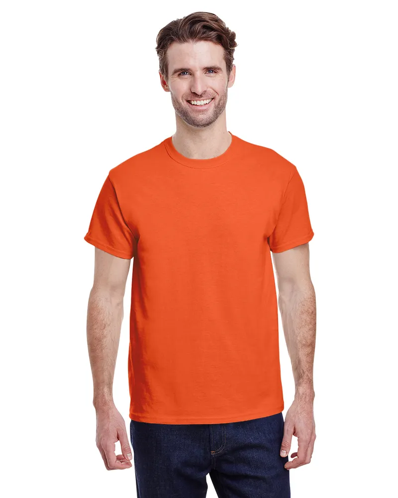 Gildan Adult Heavy Cotton T-Shirt G500 in Orange